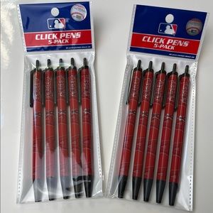 Angels Baseball 5-Pack Pens, 2 packs